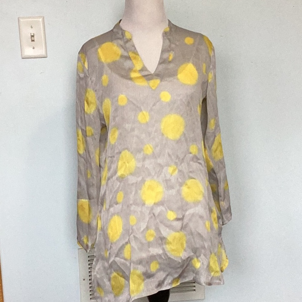 NWOT Artisan Silk like Tunic - Picture 1 of 6